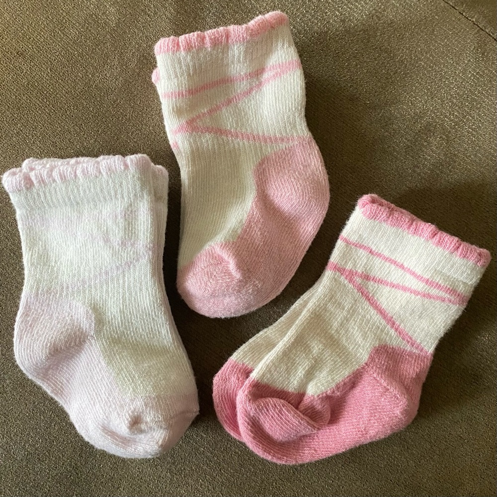 3 for $10 | Infant Socks | 3 pair | size 0-6 months